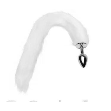 Imagem de Plug Anal P Rabo De Raposa Branco Sexy Import