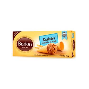 Imagem de Casquinha Para Sorvete Com 18 Unidades Barion 75g