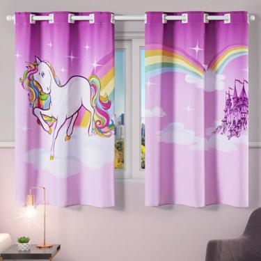 Imagem de Cortina Infantil 2,00m x 1,30m Estampada Decorativa Menino Menina Alta