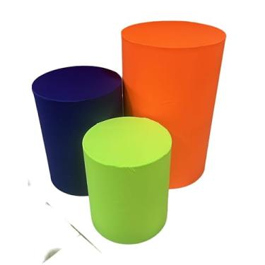 Imagem de kit Capa Trio de Cilindro Decoração Festa Veste Facil - multicolorido - ESCOLHA COMO QUISER Organização de Decoração para Festas(ROYAL/LIMA/LARANJA)