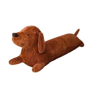 Imagem de KOWAKA Almofada de pelúcia para cães Dachshund almofada macia durável de pelúcia almofada de abraço de animais dachshund para sofá cadeira decoração de casa presentes para crianças (69,8 cm)
