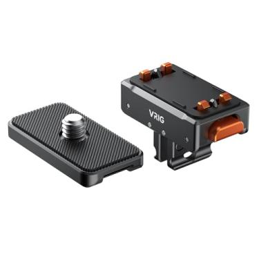 Imagem de VRIG Suporte magnético de liberação rápida para Insta360 X5/ACE/ACE PRO/ACE PRO2, conexão magnética de metal com adaptador de parafuso de 1/10.2 cm para Insta360 X4/X3/ONE RS versão de 360 graus/ONE
