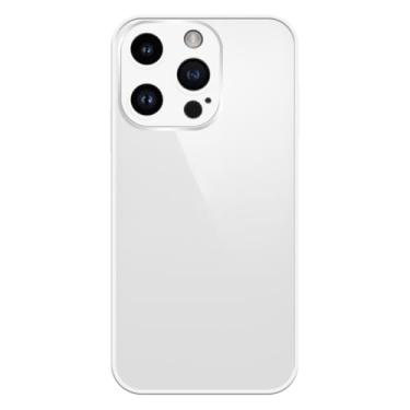 Imagem de Capinha Compativel com iPhone 13 Pro Max Verso Vidro Reflexivo Bordas de Silicone Luxuosa Premium Com Proteção de Camera