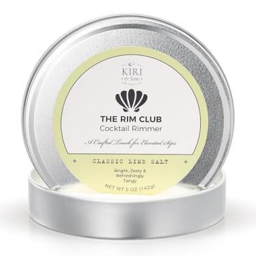 Imagem de Kiri & Sons The Rim Club Sal para Margaritas, Tequila Shots, Bloody Marys e coquetéis artesanais, presente em festas, bares domésticos, brunches e eventos - Limão clássico 141,7 g