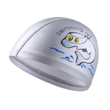 Imagem de Touca Natação Infantil Profissional Impermeável Menino/Menina - Poolsy