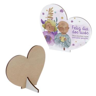 Imagem de Lembrancinha Dia dos Avós em MDF - DK Decor, Modelo 1, Kit 30