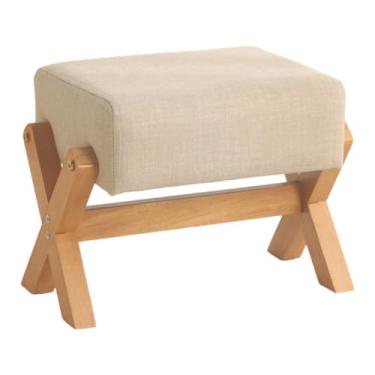 Imagem de Baoblaze Pufe confortável, leve, reutilizável, fácil de transportar, cadeira de acampamento multifuncional para jardim, ao ar livre, caminhada, Marrom Claro