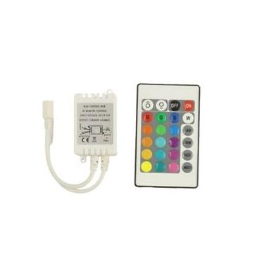 Imagem de Kit 5 Controladora E Controle Remoto P/Fita Led Rgb 12v