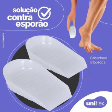 Imagem de Calcanheira Vinil silicone Palmilha Esporão e Facite Original - Uni Fl