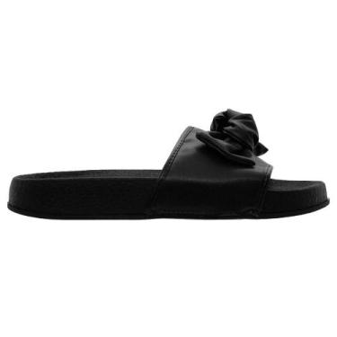 Imagem de Chinelo Feminino Slide Moleca 5538.103 Preto, 36, Preto