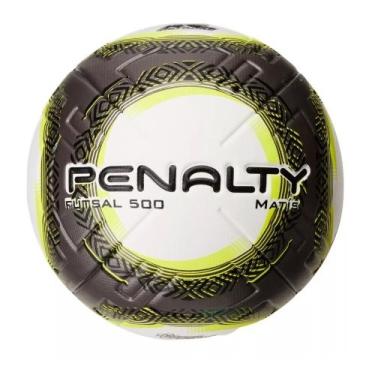 Imagem de Bola Futsal Penalty Matis 500 Termotec - Azul com Amarelo, Branco, Chu