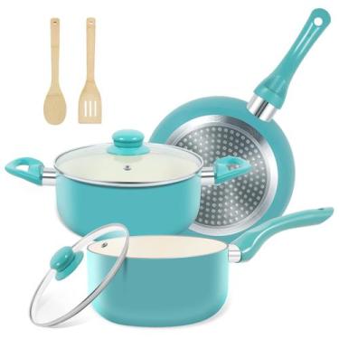 Imagem de Conjunto de utensílios de cozinha M MELENTA 7 peças de cerâmica antiad