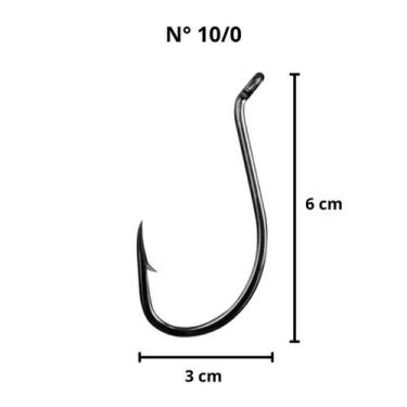 Imagem de Anzol 12146 black nickel marine sports, 1 unidade