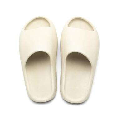 Imagem de Chinelo Casual Confort Nuvem Slide Macio Leve Confortável, Off white, 44