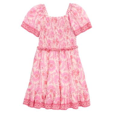 Imagem de vineyard vines Vestido feminino Lena Smocked, Algodão doce Edie, 3 Anos