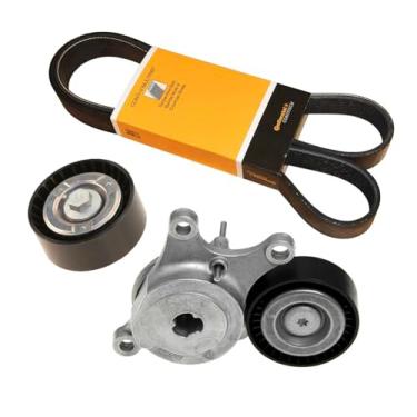 Imagem de Kit de correia de transmissão Laipz para MERCEDES CLA250 GLA250 CLA45 A220 (correia + tensor + polia intermediária)