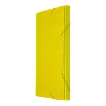 Imagem de Pasta Plástica Ofício Polionda c/aba e elástico 2cm Cores Diversas - N