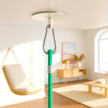 Imagem de Gancho De Balanço Ajuste 13 A 18 Cm Do Teto Ao Forro De Gesso Branco