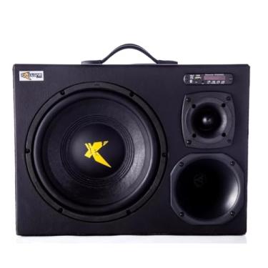 Imagem de Caixa Amplificada Bt 500 Exclusive 12 Polegadas 550 Wrms Bluetooth Residencial E Carro Automotivo
