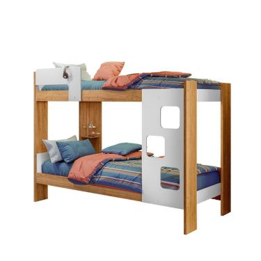 Imagem de Beliche Nobre Branca Com Cinamomo - Tudo De Móveis