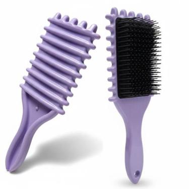 Imagem de Escova Modeladora de Cabelos Cacheados e Ondulados Define Cachos Fitag