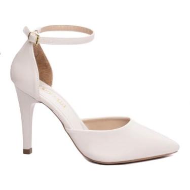 Imagem de Sapato Scarpin Saia e Blusa - Torricella, Branco, 35