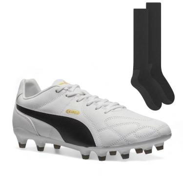 Imagem de Kit Chuteira Campo Puma King + Par de Meião