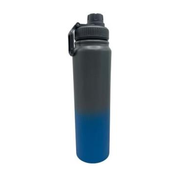 Imagem de Garrafa Térmica Esportiva Inox Gradiente 800ml ou 1000ml  Bebida Quent