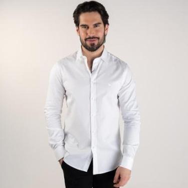 Imagem de Camisa Acostamento Cotton Branca-Masculino