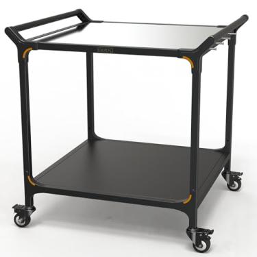 Imagem de NUUK Mesa Para Forno De Pizza E Carrinho Grelha Áreas Externas, 32" X, Preparação Grelhar Com Prateleira Dupla Aço Inoxidável, Churrasqueira, Cozinha, Jardim Pátio