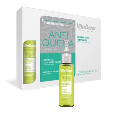 Imagem de Ampolas Anti Queda 15ml - Vita Derm - 6 Unidades