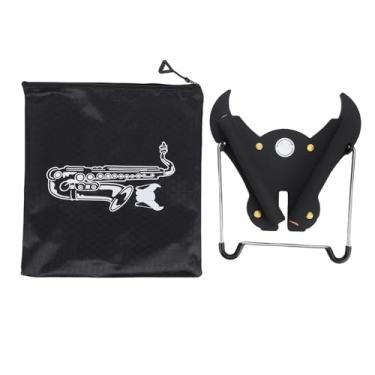 Imagem de Naroote Suporte Dobrável para Saxofone, Suporte Ajustável para Saxofone Alto Tenor Com Braço de Suporte Acolchoado Macio para Armazenamento de Exibição de Instrumentos Musicais, Aço