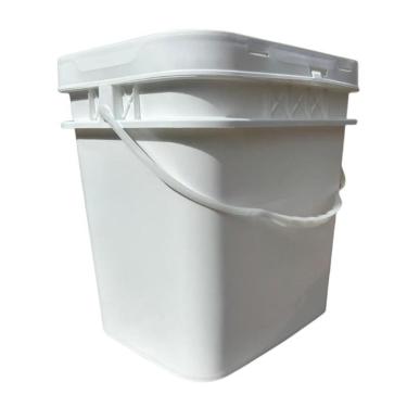 Imagem de Balde Retangular Grande De 16L Com Tampa