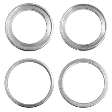 Imagem de Vtsmax Anéis de vedação para máquinas de selagem de copos de 70 a 85 mm de diâmetro, anéis de copo de alumínio para selar papel e copos de plástico