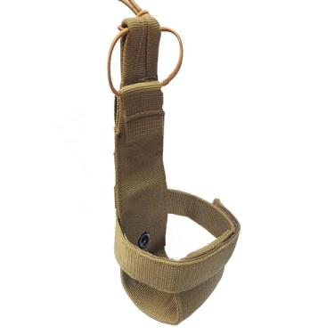 Imagem de Porta-garrafas leve MOLLE, suporte de garrafa de água para cinto portátil militar tático, marrom