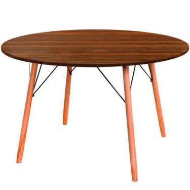 Imagem de Mesa Eames Eiffel Redonda 120 Cm - Pau Ferro