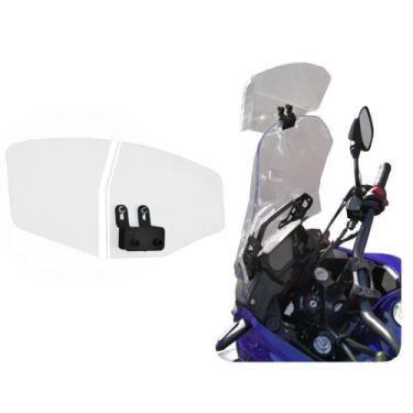 Imagem de Defletor De Acrílico Para Motos (universal) - GPI Automotive, Preto