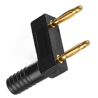 Imagem de Acouto 10 PCS U52 2 Mm Banana Plug Linha Dupla Conector de Cabo de Curto-circuito - Espaçamento de 10 Mm, Banhado a Ouro de, ABS à Prova de Fogo, Acessórios de Teste de Potência, Preto