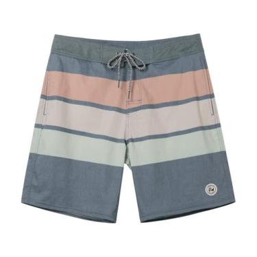 Imagem de Calções de banho SURF CUZ Vintage Cruzer Deep Grey Stripe 34