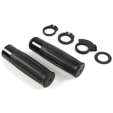 Imagem de Arashi Punhos de guidão universal para motocicletas 7/20.3 cm 22 mm para Honda Suzuki, BMW, Yamaha, Kawasaki, Ducati, todas as motos esportivas, preto CBR954RR CBR929RR