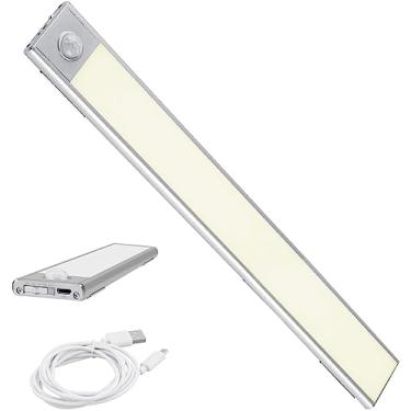 Imagem de Luminária Luz Led Sensor Movimento Recarregavel Armário