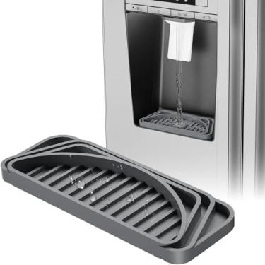 Imagem de Bandeja coletora de gotejamento de silicone para geladeira, bandeja de água para geladeira, recicla e seca rapidamente