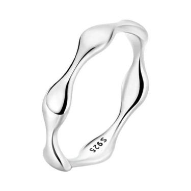 Imagem de Anel De Amor Infinito Estrela E Lua Em Prata Esterlina 925 Para Mulher