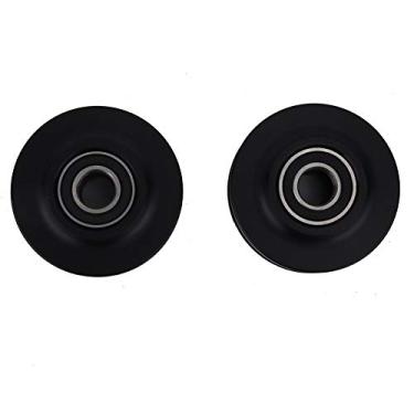 Imagem de SIWOTED 2 PCS Heavy Duty Porta Do Celeiro Roda Trilho Portão Deslizante Rolo Hardware Plástico Metal