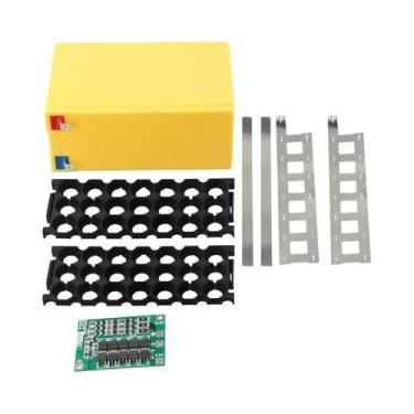 Imagem de Suporte Para Bateria ABS 12V 7Ah Para 18 Células 650, Armazenamento De