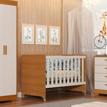 Imagem de Berço 4 em 1 133cm X 97cm Evolution Areia Fosco /Savana