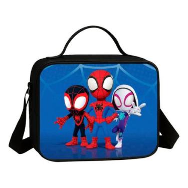 Imagem de Lancheira Termica Escolar Infantil Avulsa Estampa Trio Amigos Herois A