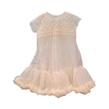 Imagem de Vestido De Princesa De Tule Com Estrelas Arco-Íris Para Meninas, Vesti