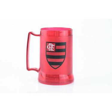 Imagem de CANECA DE GEL FLAMENGO 400ML - VERMELHO-Unissex