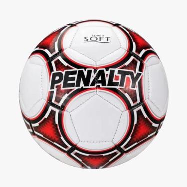 Imagem de Mini Bola Penalty Futebol T50 Xxvi, Único, Branco, Verm